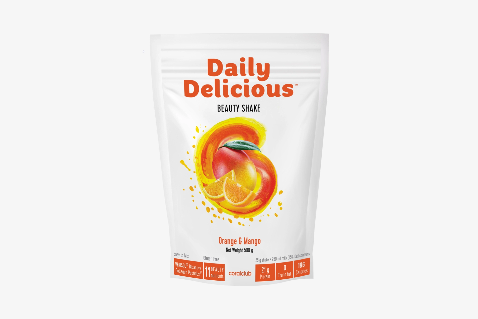 Daily Delicious Beauty Shake apelsīns un mango