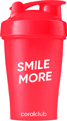 Šeikeris 400 ml Coral Club Smile more sarkans - 400 ml | Coral Club -  oficiālā vietne. Koraļļu klubs - produkti jūsu veselībai.